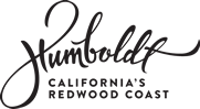 The image features a logo with the text "Humboldt California's Redwood Coast" in a stylish font.