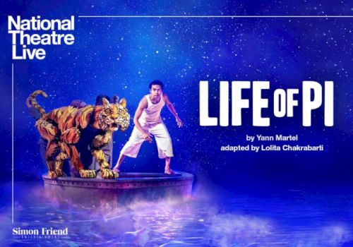 Life of Pi on stage: a tiger and a boy balance a lifeboat on a starry stage, as a daring theatre adaptation unfolds.